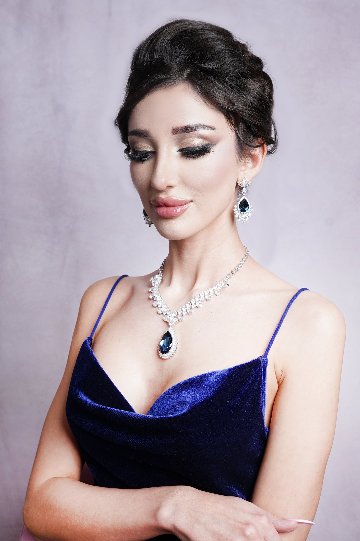 Rosa Sapphire Jewellery Set