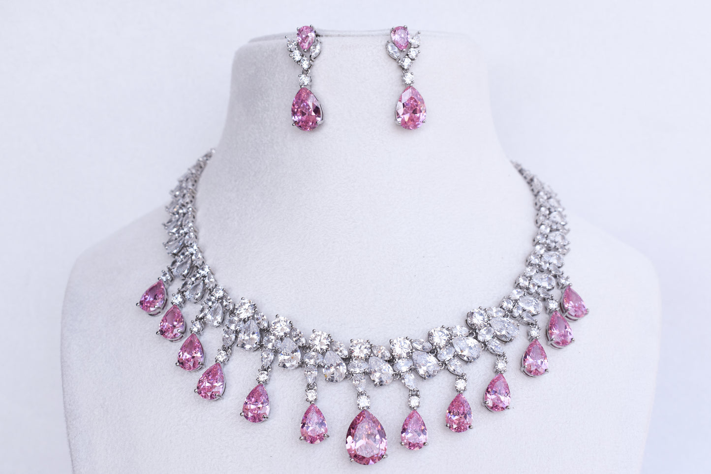 Zerish Pink Jewellery Set