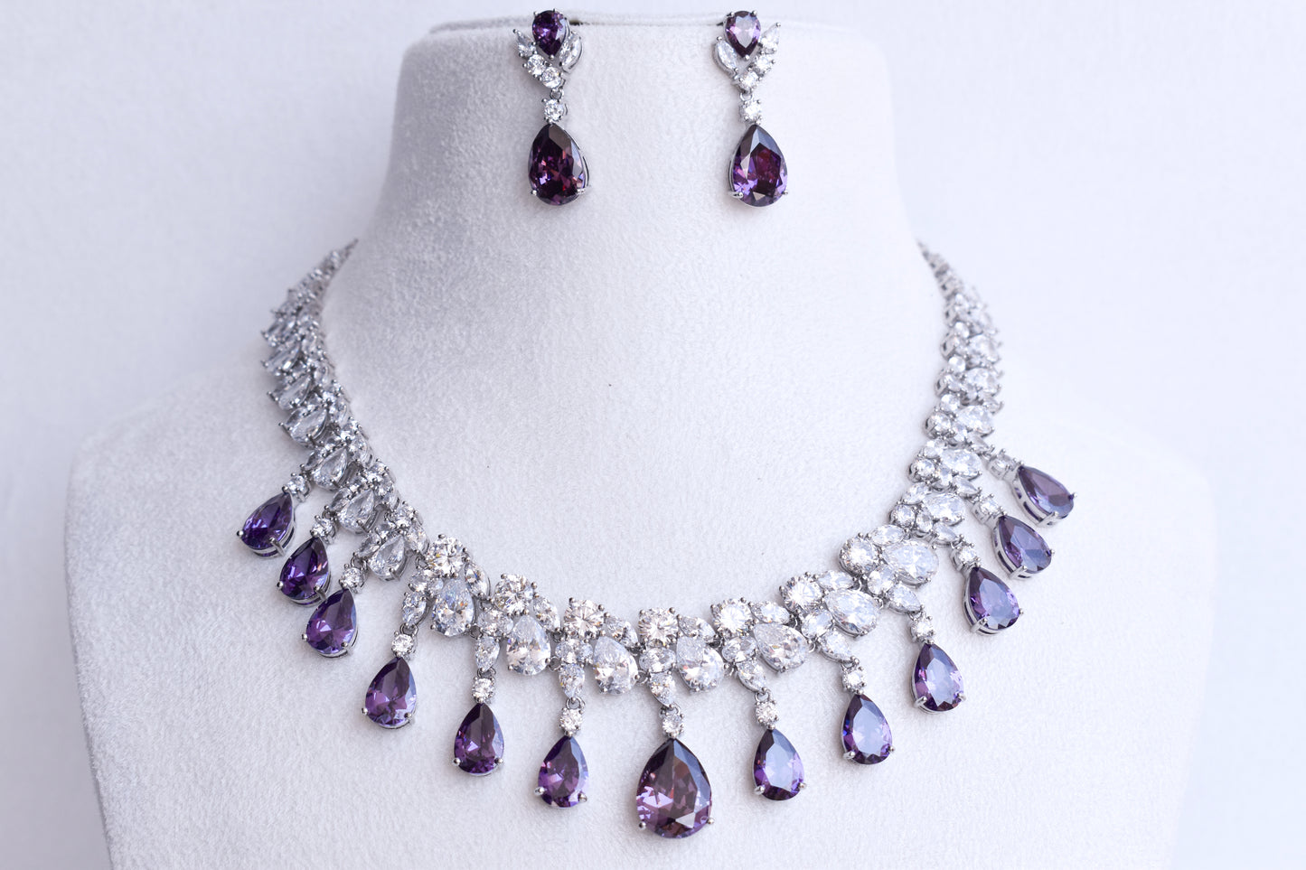 Zerish Amethyst Jewellery Set