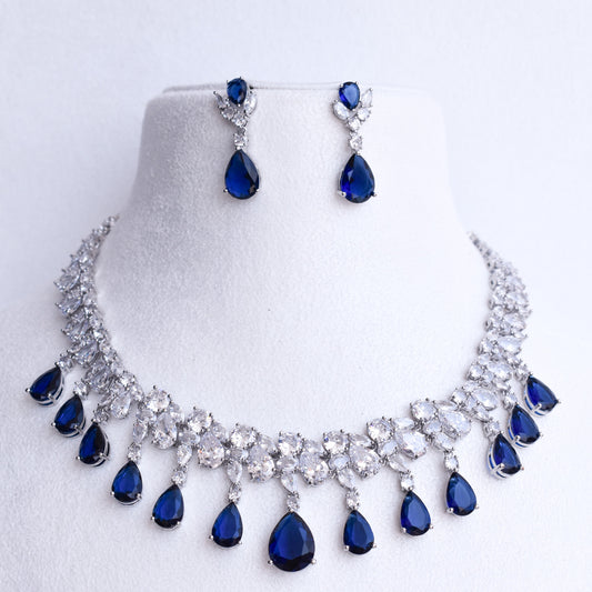 Zerish Sapphire Jewellery Set