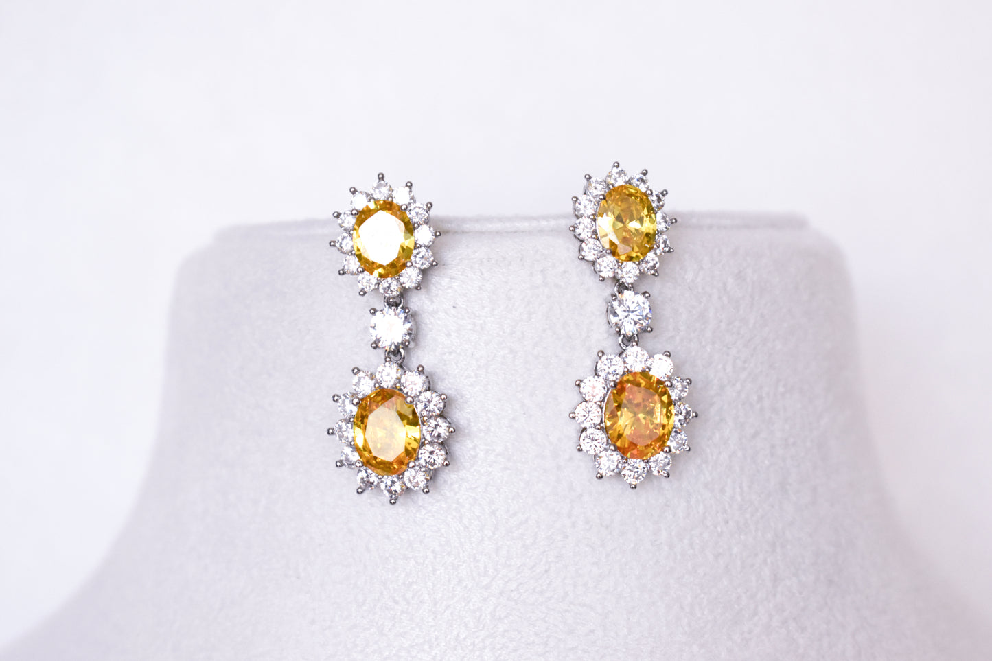 Tara Yellow Topaz Jewellery Set